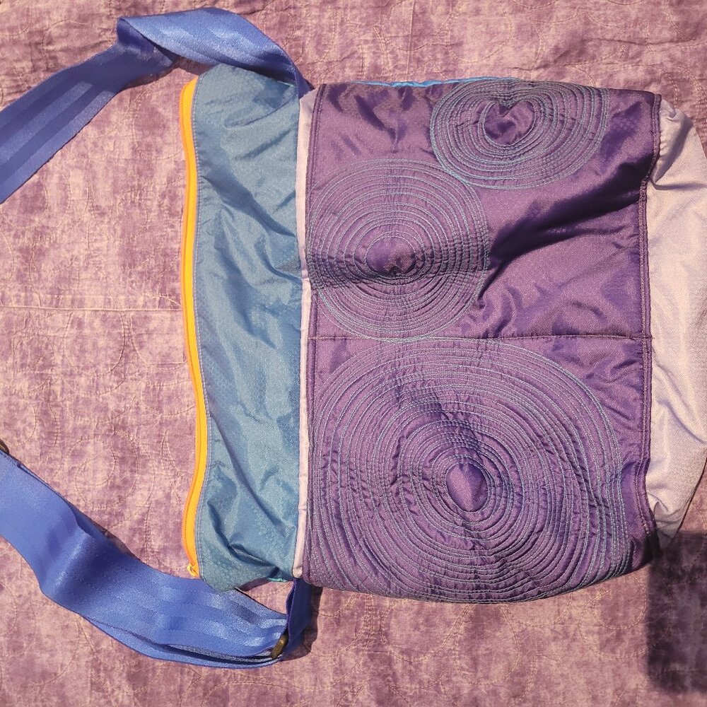 Tenacious bags/Purses x3-Multi-Coloured bags with Blue Strap-Gorgeous-Handmade